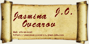 Jasmina Ovčarov vizit kartica